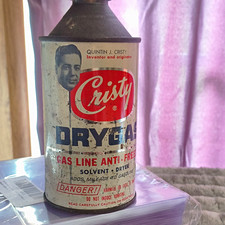 Cristy Dry Gas Line Anti-Freeze Vintage Gas & Oil Advertising Can picture