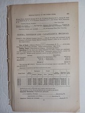 1875 Train Report ELMIRA JEFFERSON & CANANDAIGUA RAILROAD Watkins New York picture