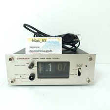 Pioneer PP-215A Digital Timer Flip Clock Style Vintage Working Audio Equipment picture
