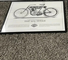 Harley-Davidson Cycles 1903 Single 100 Year Cornerstone Print 20