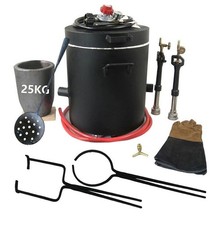 25 KG Large Gas Metal Melting Furnace Deluxe with Tongs Propane Melting Furnace picture