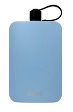 DRNK Steel Flat Water Bottle 17oz BPA-Free Leak Proof Azure Shark Tank picture
