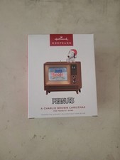 2026 Hallmark Peanuts A Charlie Brown Christmas Ornament  TV W/  Snoopy Tested  picture