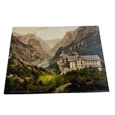 Antique Albumen Photo: Stalheim Hotel and Nærøydalen Valley, Norway picture