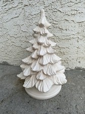 Vintage 1992 Cadillac Cream White Molded Plastic Christmas Tree Figure 14