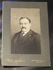 NCAA Founder 1882-84 Penn Quaker Football John Cromwell Bell ‘84 Cabinet Card picture