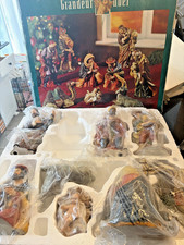 Grandeur Noel 2002 Porcelain Nativity Set 8 of 9 Pieces Collector’s Edition Box picture