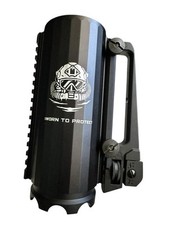 New Extremely Rare Navy SEAL Thick-Head Tactical Muzzle Brake Mug Black Aluminum picture