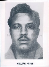 1960 Press Murder Victim William Mason FBI Fugitives Detroit MI Crime Photo picture