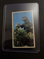 Vintage 1960's-1970's Godzilla  Manila Kaiju Japanese Menko Card picture