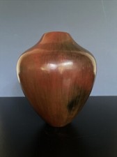 Alice Cling Navajo Pot 6.5”X5.75” Fire Clouds Pine Pitch picture