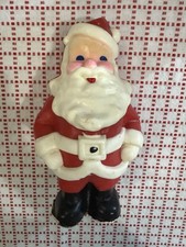 Vintage Suni Christmas Wax Candle Santa Claus Large USA Unused 8 1/2” picture
