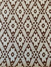 Quadrille China Seas Viennese Mocha On Tint Linen Fabric 3 Yards picture