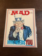 HIGH GRADE Vintage MAD Magazine April 1969 #126 VF Uncle Sam Cover NO FOLDS picture