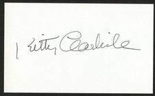 Kitty Carlisle d2007 signed autograph 3x5 Actress A Night at the Opera picture
