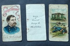 1888 N78 W. Duke Sons & Co. Histories of Generals George B McClellan Front Cover picture