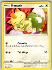 MEOWTH 147/214 COMMON UNBROKEN BONDS POKEMON NEAR MINT picture