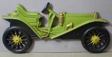 Vintage Midwest AC7 Cast Aluminum 1909 Hupmobile Antique Car Wall Plaque 11x5 picture