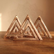 SET OF 3 Copper Helix for South East Vastu for Location of Main Door Entrance picture