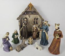St Nicolas Square Nativity Set Christmas 10PC picture