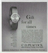 1970 Rolex Cellini 14 kt Gold Bracelet Herringbone Watch  Vintage Print Ad picture