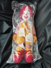 McDonald's Sealed 15'' Ronald McDonald Doll W/Shoe Laces/Zipper picture