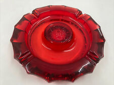 Fostoria Lancaster Colony Ashtray Ruby Red 1887 House of Representatives Coin A2 picture