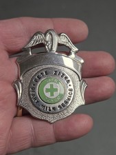 Rare 1900 Deary Bros Webster Mass MA Milk Truck Delivery Driver Chauffeur badge picture