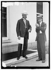 Photo:William Cox New York 1910s Standing Man Two Men Hats Suit Clerk picture