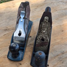 Stanley wood plane vintage lot of 2 made in england usa picture