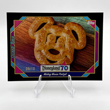 2025 Topps Disneyland 70 Mickey Mouse Pretzel #113 Serial Numbered 09/10 picture