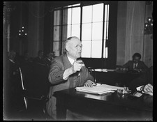 Photo:William Green 1930s Labor Leader Testifying at Hearing picture