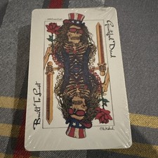 VTG 1989 GRATEFUL DEAD ''BUILT TO LAST'' PLAYING CARD SET 1 SEALED DECK MINT picture