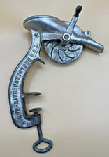 Chop Rite Pottstown PA Vintage Food Grinder Chopper Hand Crank Clamp On USA picture
