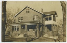 1924 RPPC Parsonage Home – Vintage Church Pastor Residence Post Card picture