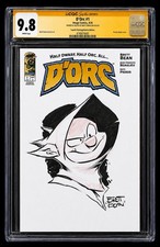 D’Orc #1 CGC SS 9.8 (2026) Blank Variant Signed & Sketched By Brett Bean Dorc picture