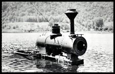 1968 VT Postcard Sherman Reservoir Hoosac Tunnel & Wilmington No. 1 Boiler RPPC picture