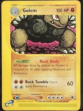 Pokemon Golem 49/165 (MP) Expedition EX picture