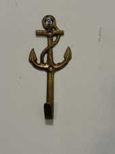Nautical Brass Anchor Coat Hook picture