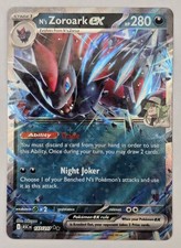 N's Zoroark ex - Double Rare Pokemon ME: Ascended Heroes 137/217 NM Holo picture