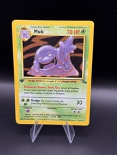 Muk 1st Edition 13/62 Fossil Holo NM picture