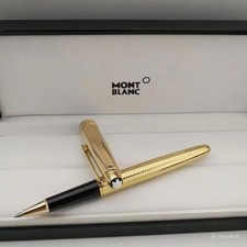 SALE Montblanc Meisterstück Classique 163R Rollerball Pen Gold Trim Germany NIB picture