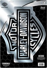 Harley-Davidson Chrome Bar & Shield Extra Large Wall  Decal 11.5