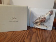 LENOX Autumn's Quail Fall Bird Porcelain Figurine 5 1/2