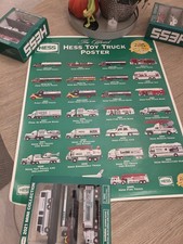 Vintage 2000 Hess Toy Truck Millennium Edition Collector Poster 1964-2000... picture