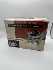 Vintage Oster Stim-U-Lax Junior M-4 Electric Massager  W/ Box And Manuals picture