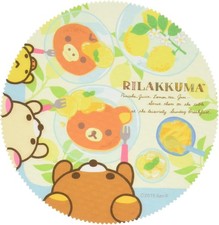 Rilakkuma Cleaning Cloth, Round, 15cm x 15cm, Fresh Lemon, 917826 picture