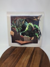 Vintage 90s 3D Lenticular Art Print Kirk Reinert Monster From The Other Side picture