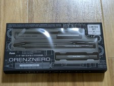 Pentel ORENZNERO LIMITED SET pencil Exclusive Black 0.3mm PP3003-AST Rare NEW picture