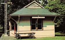 Bowling Green Railroad Train Station Carillon Park Dayton Ohio Vtg Postcard 28A picture